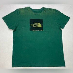 The North Face Tested And Proven Graphic T-shirt Men XL Green Short Sleeve